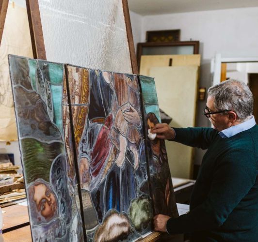 Luca Albertella vetrate artistiche