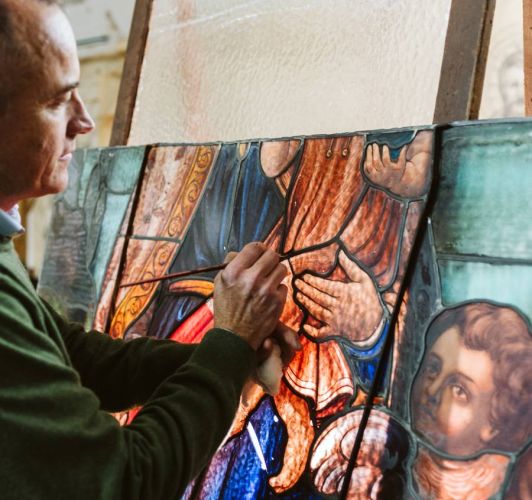 Davide Albertella vetrate artistiche